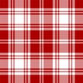 Seamless tartan black and white pattern Royalty Free Stock Photo