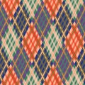 Seamless tartan pattern. Diagonal. fall palette.