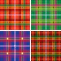 Seamless tartan plaid