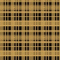 Seamless tartan scottish lumberjack pattern with yellow and black colors.