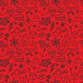 Seamless tattoo pattern