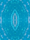 Seamless Teal Dyed Texture Shibori. Ethnic