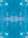 Seamless Teal Tie and Dye Texture. Abstract