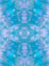 Seamless Teal Tie and Dye Texture. Ethnic