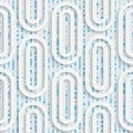 Seamless Tech Pattern. Abstract Contemporary Background Royalty Free Stock Photo