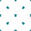 Seamless teddy bear pattern vector hand drawn illustration cartoon style.bear faces on white background.suitable for Royalty Free Stock Photo