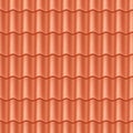 Seamless terracota roof tile.