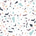 Seamless terrazzo pattern