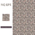 Seamless Terrazzo Pattern Mars Gramite Shard Print