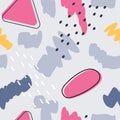 Seamless terrazzo patterns. Unique templates, repeating backgrounds. Marble textures