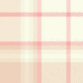 Seamless textile fabric of tartan texture background with a vector check pattern plaid