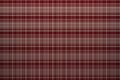 Textile clothing pattern with horizontal and vertical stripes