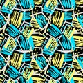 Seamless textile pattern print . Royalty Free Stock Photo