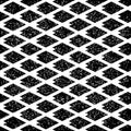 Seamless texture with black geometric forms 7654, modern stylish image. Royalty Free Stock Photo