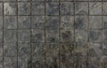 Seamless texture of black stones. Background texture of textured square floor ceramic tiles. Royalty Free Stock Photo