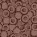 Seamless texture of black tea