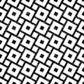 1369 Seamless texture with black and white squares, modern stylish image.