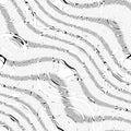 Seamless texture of black white stone waves