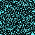 Seamless texture of blue waves