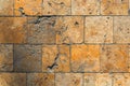 Seamless texture of brown tiles.