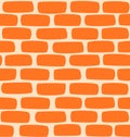 Seamless texture of a cartoon brick wall