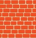 Seamless texture of a cartoon brick wall