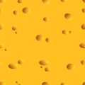 Seamless texture cheese. Royalty Free Stock Photo