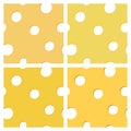 Seamless texture of cheese, vector illustration. Royalty Free Stock Photo