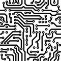 Seamless texture - circuit board