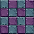 Seamless texture of colored stone, background stone wall tiles. Vector illustration for user interface of the game Royalty Free Stock Photo