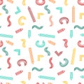 Seamless texture with colorful pencils Royalty Free Stock Photo