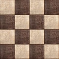 Seamless texture combination of leather squares Royalty Free Stock Photo