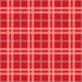 Seamless texture of cotton fabric with plaid