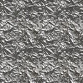 Seamless texture of crumpled aluminum foil sheet. Four fragments in one Royalty Free Stock Photo