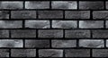 Seamless texture of a dark gray brick wall