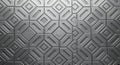 Geometric brushed steel sci-fi wall background Royalty Free Stock Photo