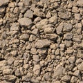 Seamless texture - dry fragmented sandstone or clay soil Royalty Free Stock Photo