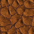 Seamless Texture earth cracked because of drought Royalty Free Stock Photo