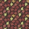 Seamless texture or endless pattern - colored cats. Wallpaper, background for a site or blog, textiles, packaging