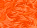 Seamless texture of fire. Flame hand drawn background. Illustration Royalty Free Stock Photo