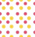Seamless Texture with Flowers, Elegance Kid Pattern Royalty Free Stock Photo