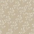 Seamless texture with flowers.