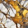 Seamless texture of gold and marble Royalty Free Stock Photo