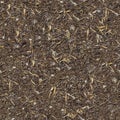 Seamless Texture of the Ground with Dry Herbs.