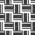 2259 Seamless texture with horizontal black lines, modern stylish image. Royalty Free Stock Photo