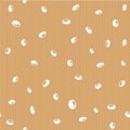 Seamless texture. Kraft paper with coffee beans. Ready design for wrapping paper, coffee shop, coffee products Royalty Free Stock Photo