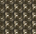 Seamless texture made of golden twirls Royalty Free Stock Photo