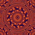 Seamless texture with mandalas