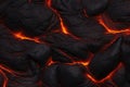 Seamless Texture Of Molten Lava And Volcanic Rock