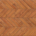 Seamless texture of natural wooden parquet. High resolution pattern of chevron wood Royalty Free Stock Photo